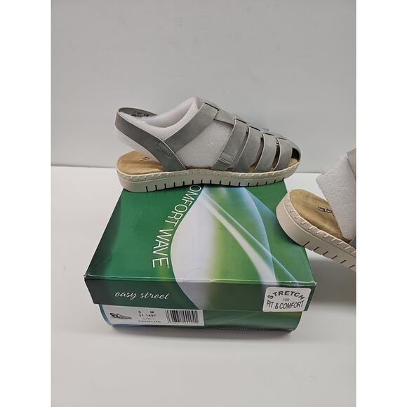 Easy Street Denalize Women’s Gray Casual Sandals / Sz 6M - Picture 4 of 9